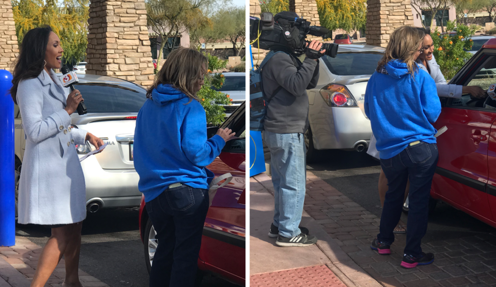 Local News Interview at Dutch Bros 