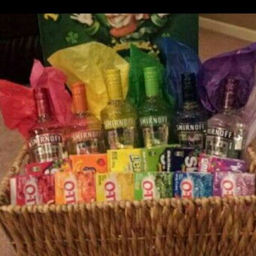 basket sample rainbow vodka